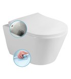 Photo: AVVA závěsná WC mísa Rimless s bidet. sprškou, 35,5x53 cm, bílá