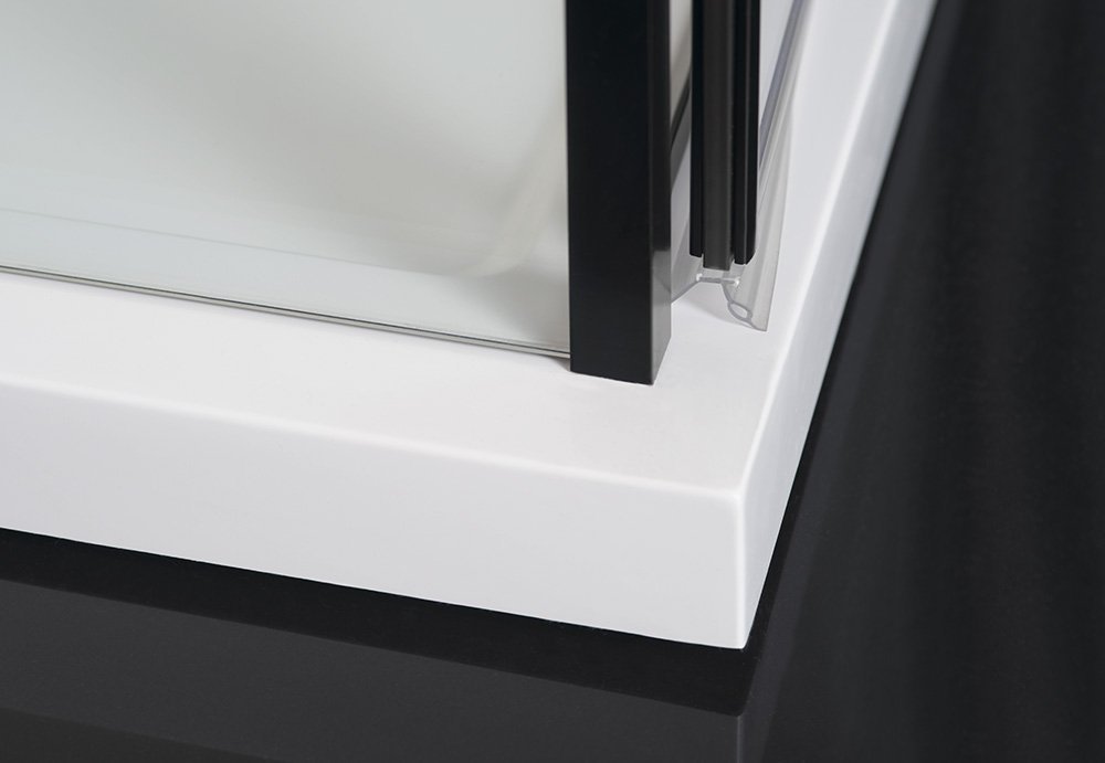Polysan ZOOM BLACK čtvercový sprchový kout 900x900mm L/P varianta ZL1290BZL3290B