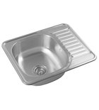 Photo: Stainless steel built-in sink with drainer 58x18x48 cm