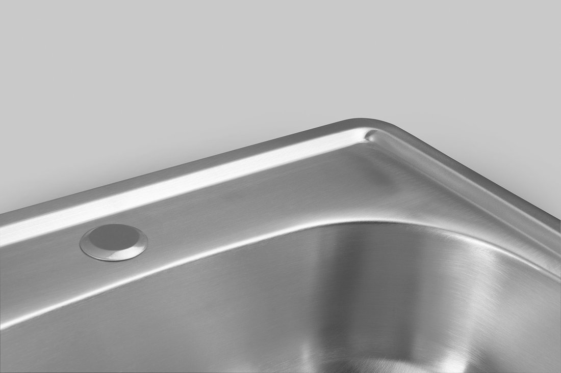 Aqualine Nerezový vestavný dřez 48x18x48 cm AQ4848B