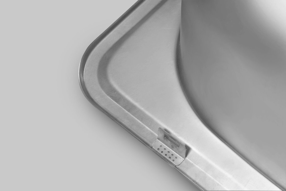 Aqualine Nerezový vestavný dřez 48x18x48 cm AQ4848B