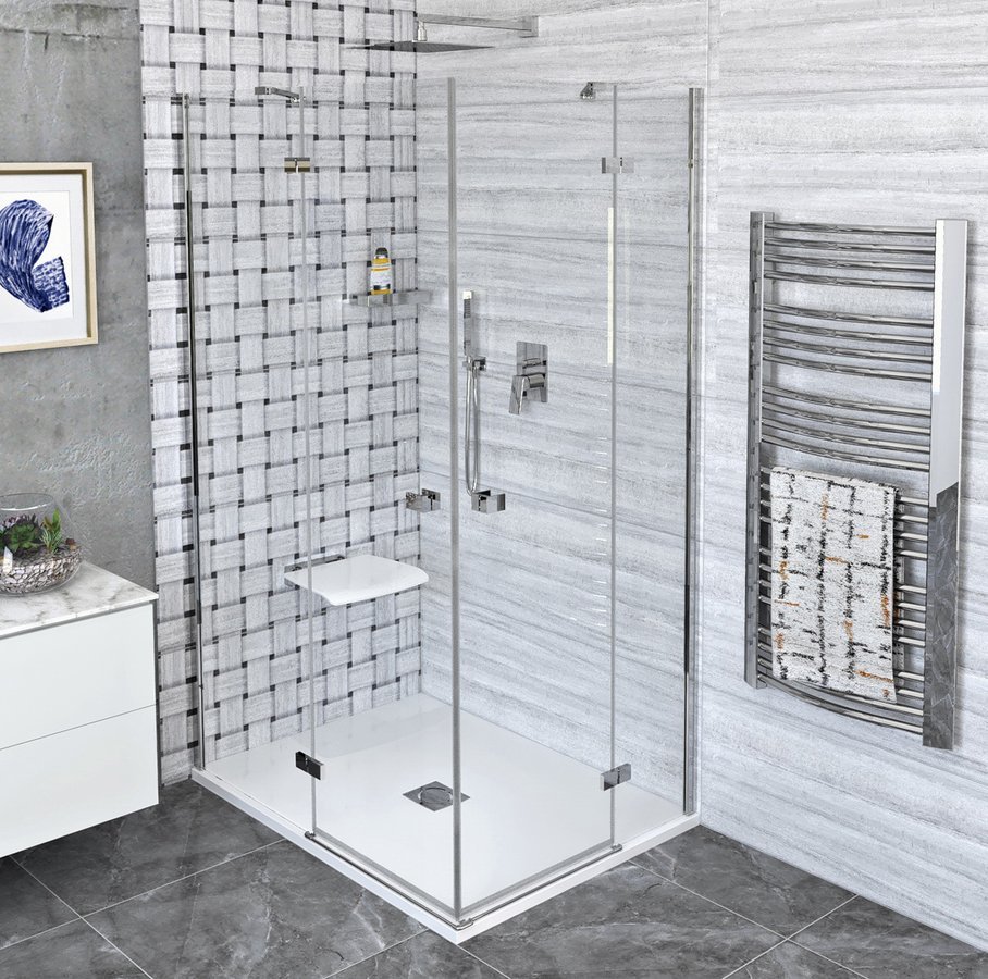 FORTIS LINE obdĺžniková sprchová zástena 1100x1000 mm, rohový vstup