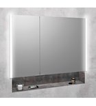 Photo: INTEGRA recessed mirror cabinet with LED lighting, 85x70cm