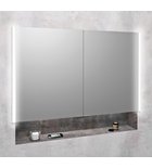 Photo: INTEGRA recessed mirror cabinet with LED lighting, 105x70cm
