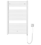 Photo: DIRECT-E Electric Towel Radiator, straight, 600x960 mm, 400W, white