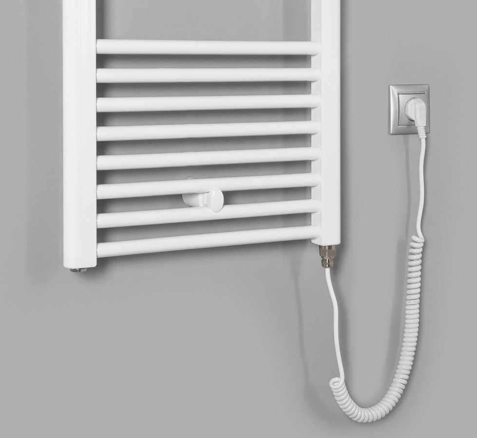 Aqualine DIRECT-E elektrické otopné těleso rovné 450x1320 mm, 400 W, bílá ILE34T
