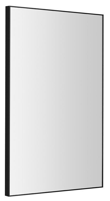 AROWANA zrcadlo v rámu 500x800mm, černá mat AWB5080