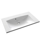 Photo: MARIA Cultured Marble Washbasin 75x46cm, without tap hole, white