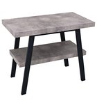 Photo: TWIGA umývadlový stolík 80x72x50 cm, čierna matná/Cement