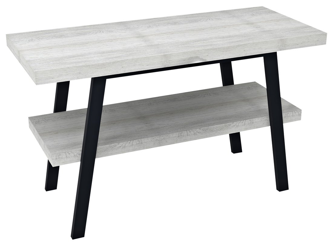 TWIGA umyvadlový stolek 120x72x50 cm, černá mat/dub starobílý VC453-120-5