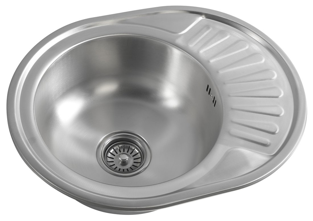 Aqualine Nerezový vestavný dřez s odkapem, 57x18x45 cm AQ5745B