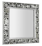 Photo: ZEEGRAS zrcadlo ve vyřezávaném rámu 90x90cm, stříbrná