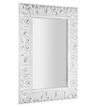 Photo: ZEEGRAS zrcadlo ve vyřezávaném rámu, 70x100cm, bílá