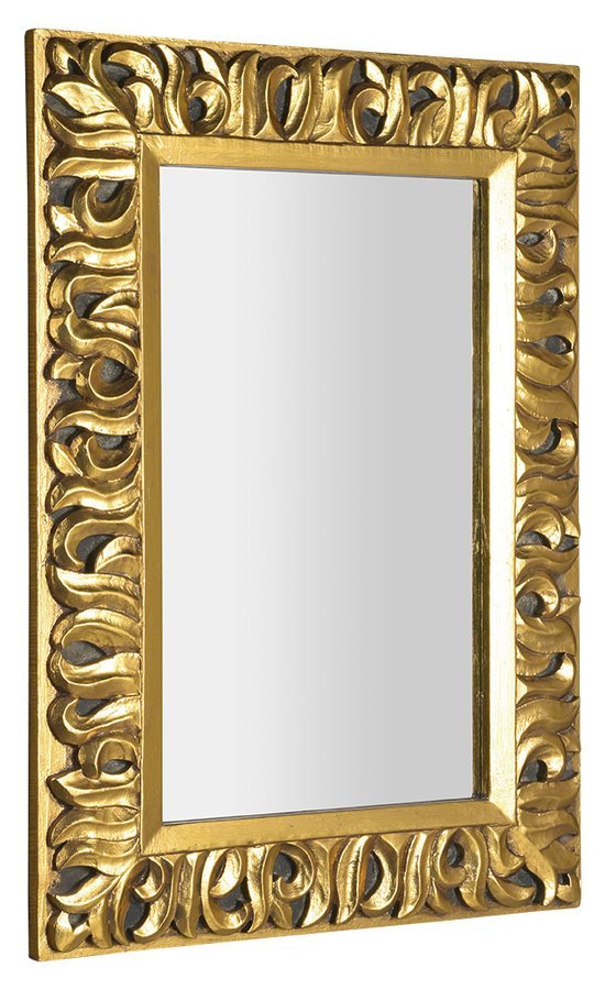 ZEEGRAS zrcadlo ve vyřezávaném rámu, 70x100cm, zlatá IN448
