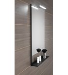 Photo: ERUPTA mirror with shelf and LED lighting 60x95cm, matt black