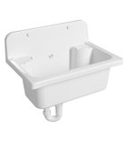 Photo: Wall-hung spout sink 55x37cm, plastic, white