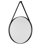 Photo: ORBITER zrkadlo guľaté s popruhom, ø 70cm, čierna mat