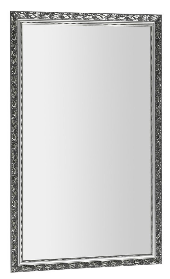 MELISSA zrcadlo v dřevěném rámu 572x972mm, stříbrná