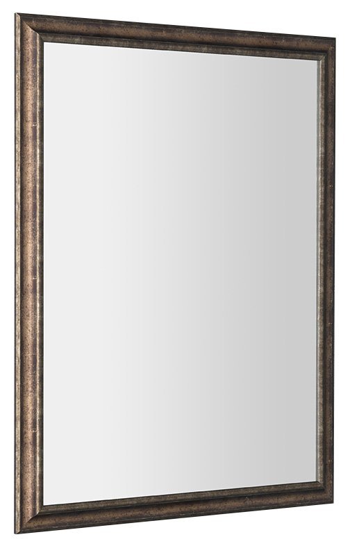 ROMINA zrcadlo v dřevěném rámu 680x880mm, bronzová patina NL397