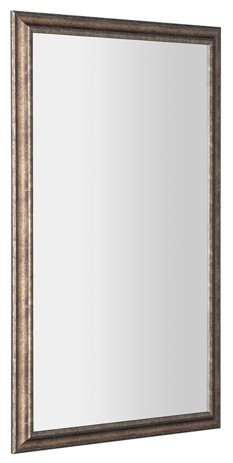 ROMINA zrcadlo v dřevěném rámu 580x980mm, bronzová patina NL398