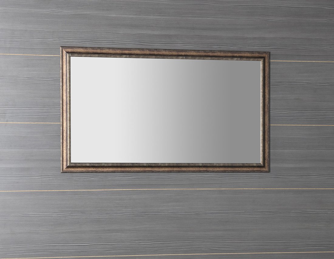 Sapho ROMINA zrcadlo v dřevěném rámu 580x980mm, bronzová patina NL398