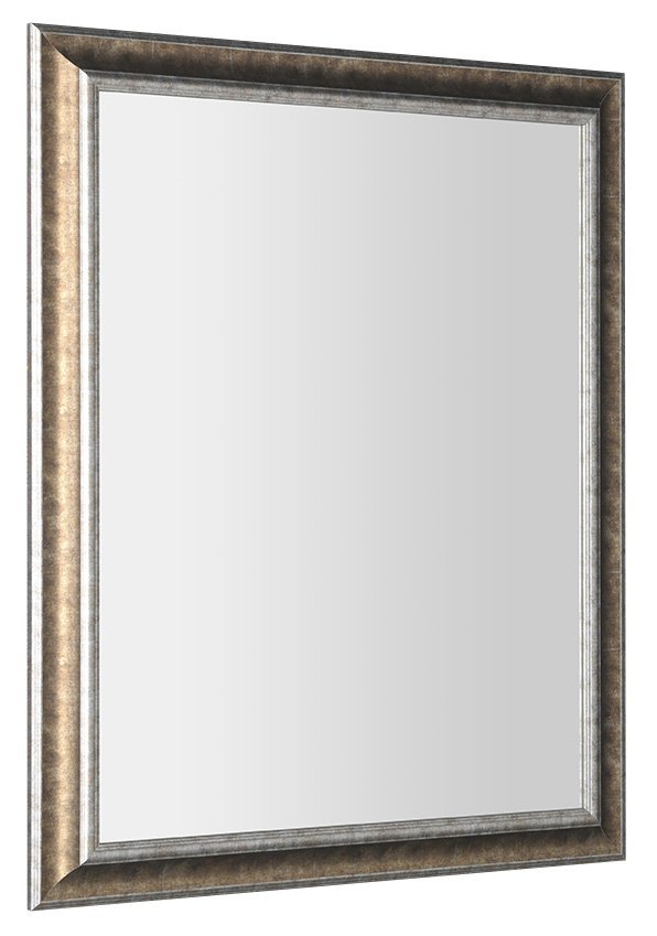 AMBIENTE zrcadlo v dřevěném rámu 720x920mm, bronzová patina NL700