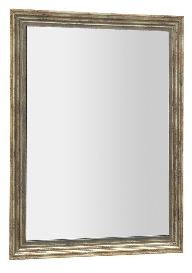 DEGAS zrcadlo v dřevěném rámu 716x916mm, černá/starobronz NL730
