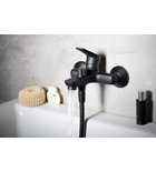 Photo: LOTTA Wall mounted bath mixer, spacing 150mm, black