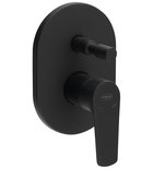 Photo: LOTTA Single Lever Concealed Shower Mixer Tap, 2-way, black