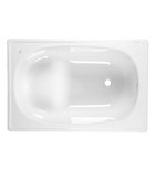 Photo: Seating enamel bath 105x70cm, white