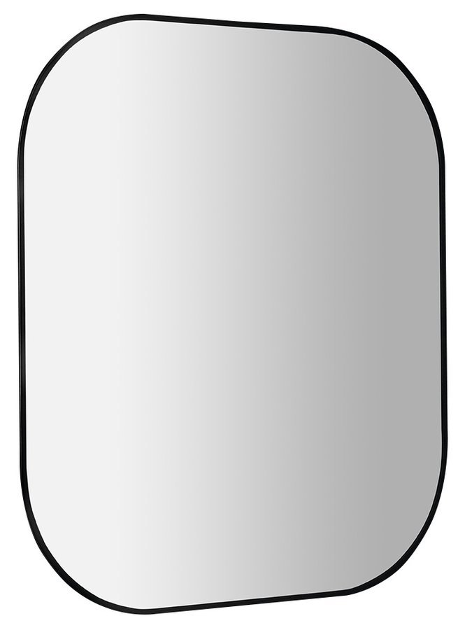 SHARON LED podsvícené zrcadlo 80x70cm, černá mat E28903CI