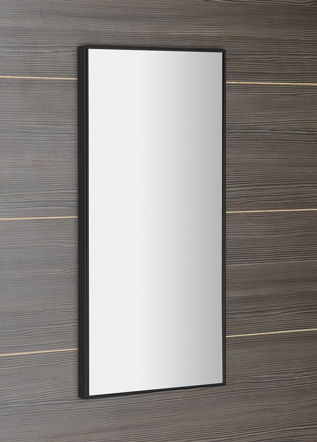Sapho AROWANA zrcadlo v rámu 350x900mm, černá mat AWB3590