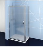 Photo: Easy Line Rectangular screen pivot doors 800-900x700mm L/R variant, glass Brick