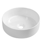 Photo: INFINITY ROUND Countertop Washbasin, dia 36x12 cm, white