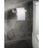 Photo: PIRENEI držiak toaletného papiera bez krytu, biela matná