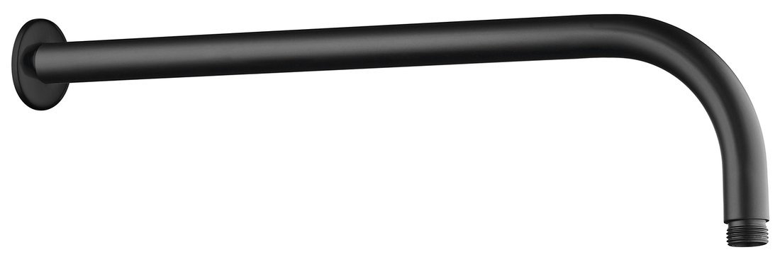 Sprchové ramínko kulaté, 405mm, černá mat T05