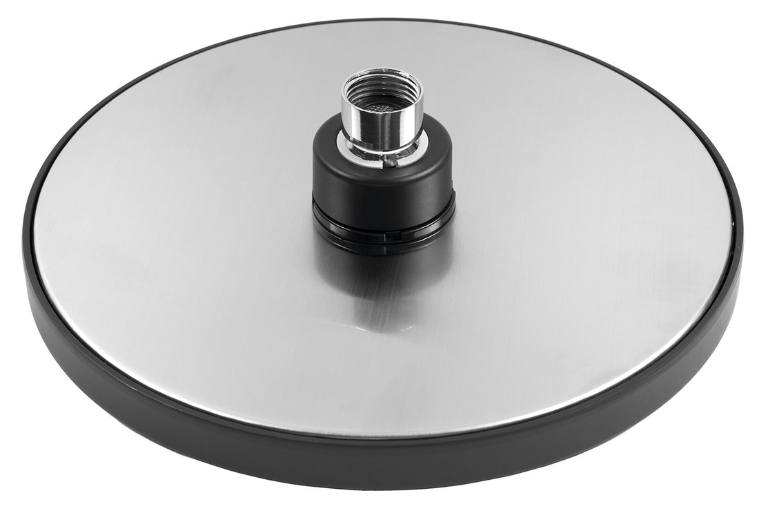 Aqualine Hlavová sprcha, průměr 200mm, ABS/černá mat SC120