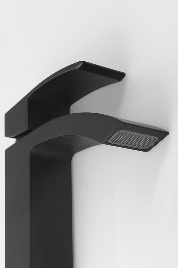 Sapho GINKO 35 stojánková umyvadlová baterie bez výpusti, černá mat 1101-02B