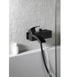 Photo: GINKO Wall Mounted Bath Mixer Tap, black matt