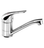 Photo: HOFFER Washbasin Mixer Tap without Pop Up, Swivel Spout, chrome