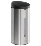 Photo: Touchless liquid soap dispenser 650ml, brushed stainless steel