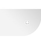 Photo: FLEXIA Cast Marble Quadrant Shower Tray, Cuttable According To Your Req, 120x80x2,5cm, R550, left