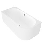 Photo: ASTRA L MONOLITH Asymmetric Bath 160x75x60cm, White