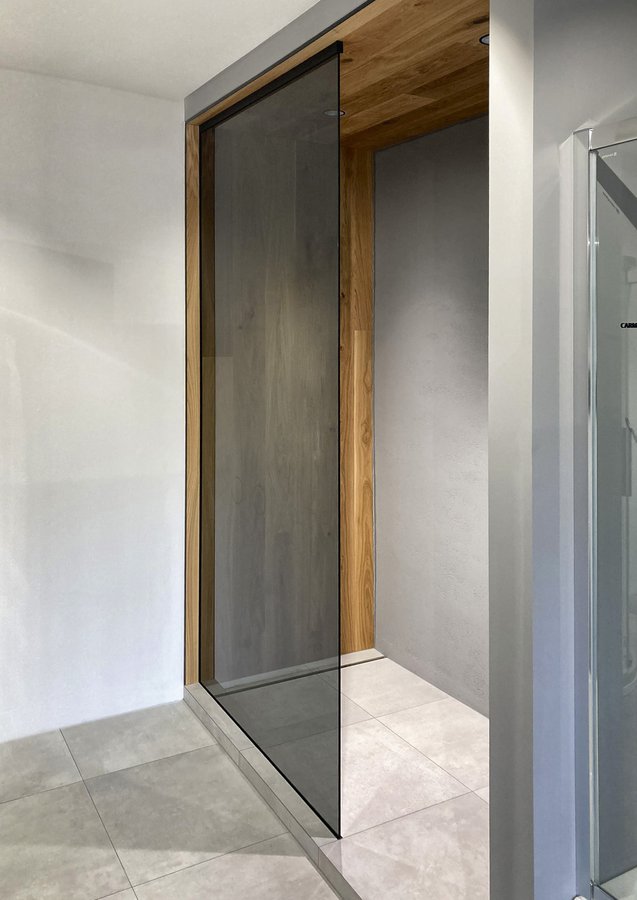 Polysan ARCHITEX kalené sklo, L 1000 - 1199mm, H 1800 - 2600mm, šedé ALS1012