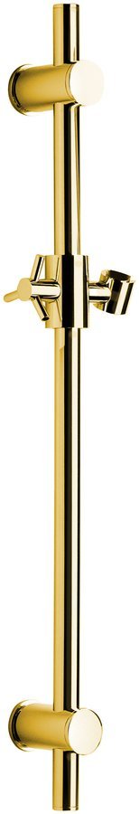 Sprchová tyč, posuvný držák, kulatá, 700mm, zlato SC017