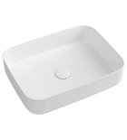 Photo: INFINITY RECTANGLE Countertop washbasin, 50x36 cm, white