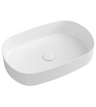 Photo: INFINITY OVAL Countertop washbasin, 55x36 cm, white