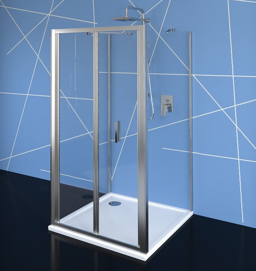 EASY LINE třístěnný sprchový kout 700x700mm, skládací dveře, L/P varianta, čiré sklo EL1970EL3115EL3115