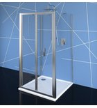 Photo: EASY LINE kabina prysznicowa trójścienna 700x700mm, drzwi składane, wariant L/P, szkło czyste