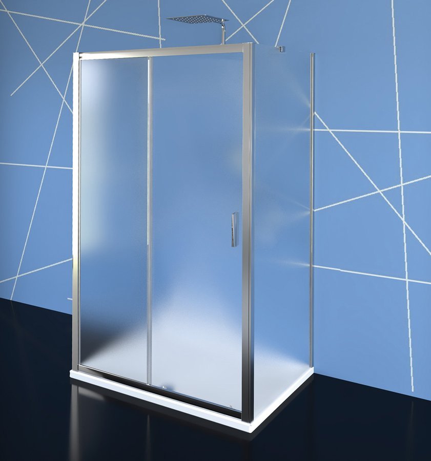 EASY LINE třístěnný sprchový kout 1100x900mm, L/P varianta, Brick sklo EL1138EL3338EL3338